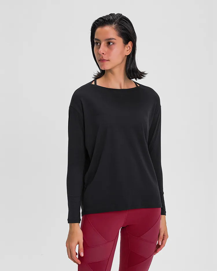 Sukha Soft Touch Square Neck Long Sleeve Shirt