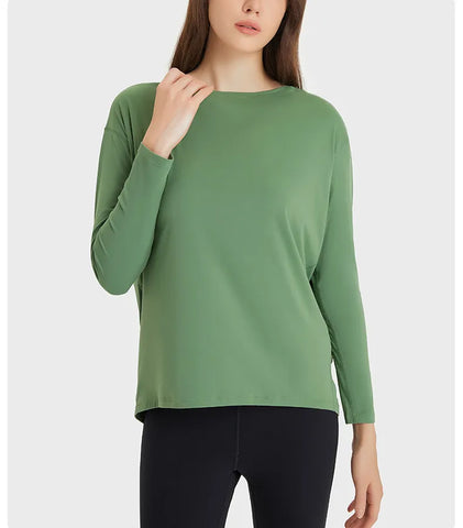 Sukha Soft Touch Square Neck Long Sleeve Shirt