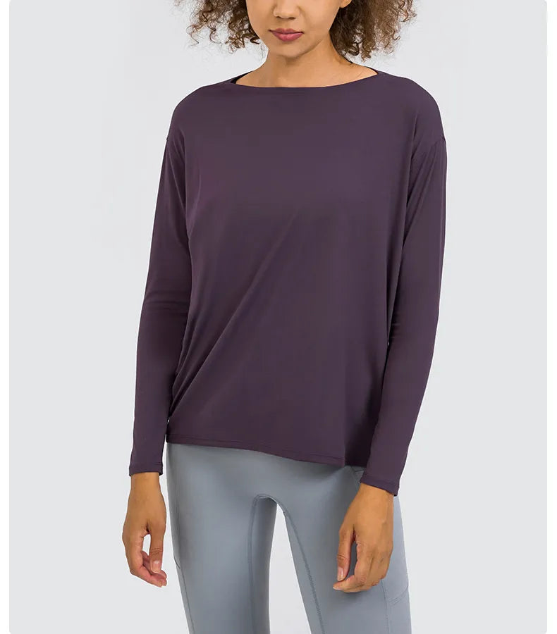 Sukha Soft Touch Square Neck Long Sleeve Shirt